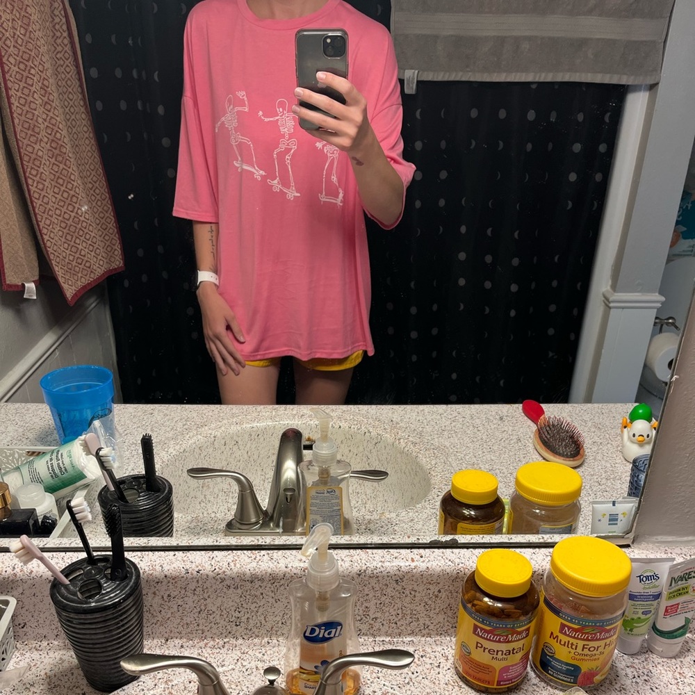 Oversized Skeleton T